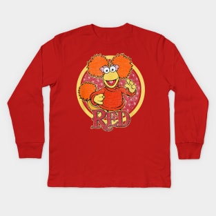 Red Fraggle Kids Long Sleeve T-Shirt